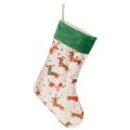 Floristik24 Kerstsok met teckelmotief, 50 cm