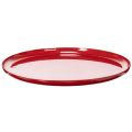 Floristik24 Decoratief dienblad, rood, minimalistisch design, 27 cm