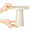 Dienbladhouder, decoratief bord voor kaarsen en beeldjes, 20 cm | Floristik24.nl