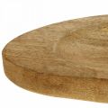 Floristik24 Deco dienblad hout vis houten dienblad houten plaat 30x3x12cm