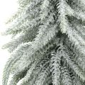 Floristik24 Decoratieve dennenboom met sneeuw, adventsdecoratie, dennenboom in pot H37cm
