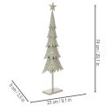 Decoratieve kerstboom op een standaard met ster, feestelijke tafeldecoratie, 74 cm | Floristik24.nl