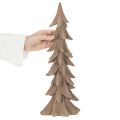 Kleine, met kunstsneeuw bedekte decoratieve kerstboom, tafeldecoratie, 44 cm | Floristik24.nl