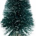 Floristik24 Mini spar besneeuwd, winterdecoratie, kerstboom H9.5cm Ø5cm 2st