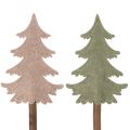 Decoratieve kerstboom op een