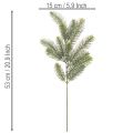 Kunstmatige dennentak, feestelijke raamdecoratie, 50 cm, 3 stuks | Floristik24.nl