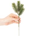 Kunstmatige groene dennentakken voor winterdecoratie, 25 cm, 24 stuks | Floristik24.nl