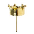 Waxinelichthouder kroon goud Ø4,8cm 4st | Floristik24.nl
