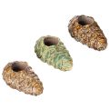 Floristik24 Theelichthouder in de vorm van een dennenappel, 8 cm, 3 stuks