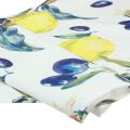 Floristik24 Tafelloper citroenen en olijven tafelloper zomer textiel 138×32cm