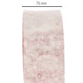 Tweekleurig potscharnier gemaakt van 100% wol als decoratief viltlint, wit/rood, 7,5 cm breed, 5 m lang | Floristik24.nl