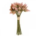 Floristik24 Druivenhyacint kunsthyacint roze 28cm 12st in bos