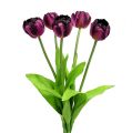 Floristik24 Tulpenboeket 43cm paars