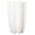 Geribbelde vaas, hoge decoratieve vaas voor droogbloemen, 24 cm | Floristik24.nl