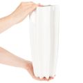 Bloemenvaas met ribbels, moderne decoratieve vaas, 38 cm | Floristik24.nl