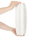 Geribbelde vaas, moderne keramische vaas voor droogbloemen, 40 cm | Floristik24.nl