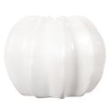 Decoratieve vaas in de vorm van een pompoen, glanzend, herfstdecoratie voor de woonkamer, 19 cm | Floristik24.nl