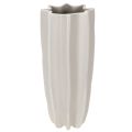 Floristik24 Moderne geribbelde vaas, hoge decoratieve vaas voor droogbloemen, 38 cm