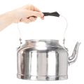 Vintage decoratieve theepot/plantenbak, metaal met zinklook, Ø19cm H15cm | Floristik24.nl