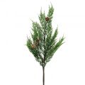 Cypress takken kunst kersttak met kegels 78cm
