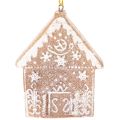Kerstversieringen, honingcake-design, rendier, peperkoekmannetje, sneeuwvlok, 7 cm, 4 stuks | Floristik24.nl
