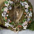 Floristik24 Kersthanger decoratie gewei kerstboomversieringen 7cm 8st