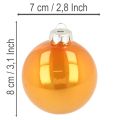 Kerstballenset, kleurrijke kerstboomballen, 75 mm, 14 stuks | Floristik24.nl