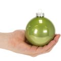Glanzende kerstballen, set van 10, diverse kleuren, 95 mm | Floristik24.nl