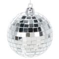 Floristik24 Kerstbaldecoratie, spiegelende bal om op te hangen, 7 cm, 6 stuks