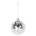 Kerstbaldecoratie, spiegelende bal om op te hangen, 7 cm, 6 stuks | Floristik24.nl