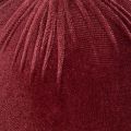 Kerstbal, rood fluweelachtig,