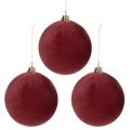Grote rode kerstbal met