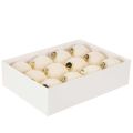 Kerstbalornament in wit,