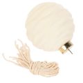 Kerstbalornament in wit,