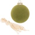 Kerstbal, fluweelachtig,