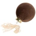Kerstballen, fluweelachtig,