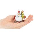 Kerstmanfiguurtje met kerstboomversiering, 7 cm, 2 stuks | Floristik24.nl