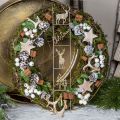 Floristik24 Kersttak decoratieve tak kegeltak besneeuwd 72cm