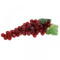 Decoratieve druiven rood Kunstdruiven decoratief fruit 22cm