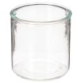 Floristik24 Glazen cilindervaas, transparant, veelzijdig, 10 cm, 3 stuks