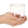 Glazen cilindervaas, transparant, veelzijdig, 10 cm, 3 stuks | Floristik24.nl