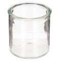 Floristik24 Ronde glazen theelichthouder, helder glas, 8 cm, 3 stuks