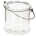Glazen hanglantaarn Ø12cm