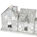 Decoratieve rij huisjes met theelichthouders, adventsdecoratie, 68 cm | Floristik24.nl