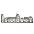Decoratieve rij huisjes met