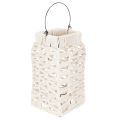 Floristik24 Hangende lantaarn, zomerdecoratie, macramé H35,5cm B19cm
