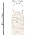Hangende lantaarn, zomerdecoratie, macramé H35,5cm B19cm | Floristik24.nl