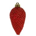 Floristik24 Kerstboomversiering kegels rood 9cm 6st
