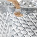 Zinken pot, ruitvormig, met