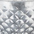 Zinken pot met touwgrepen